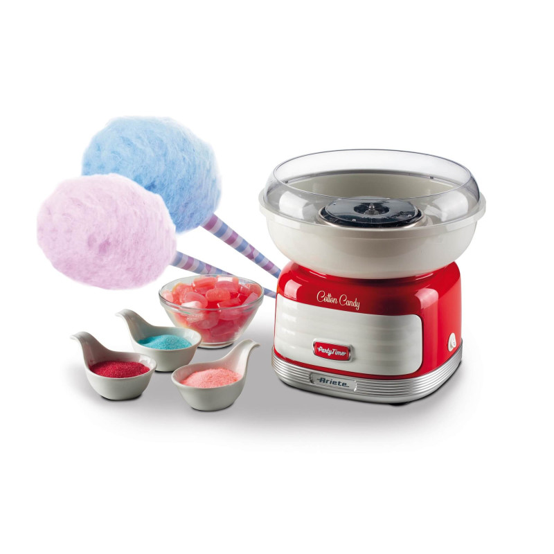 Macchina per Zucchero Filato 500W Zucchero e Caramelle Rossa