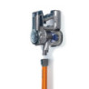 Scopa elettrica cordless motore digitale 3 filtri arancio moderna
