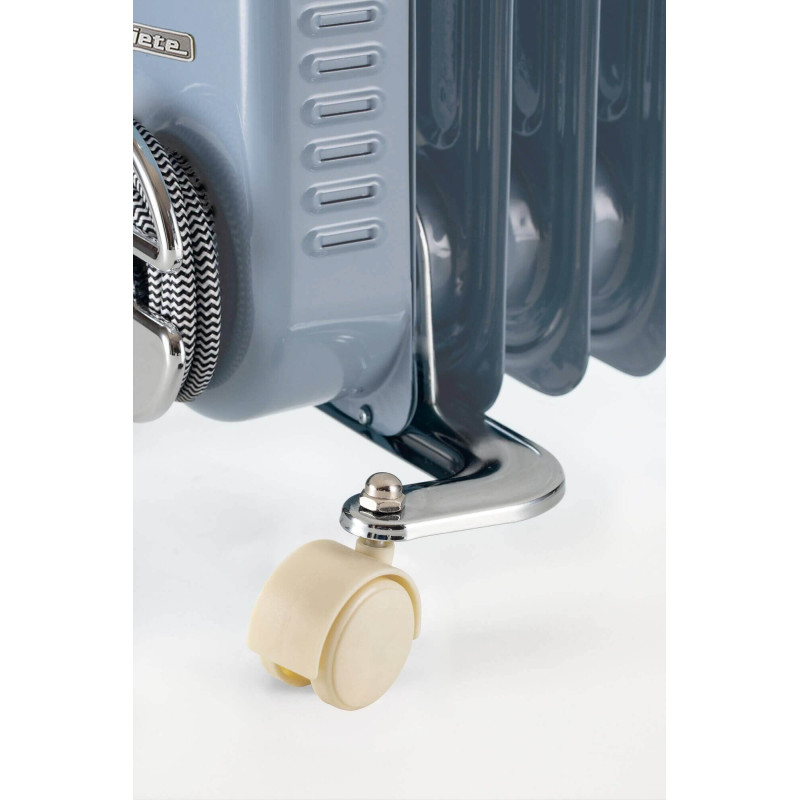Radiatore a olio vintage 7 elementi 1500W celeste Levante Shop