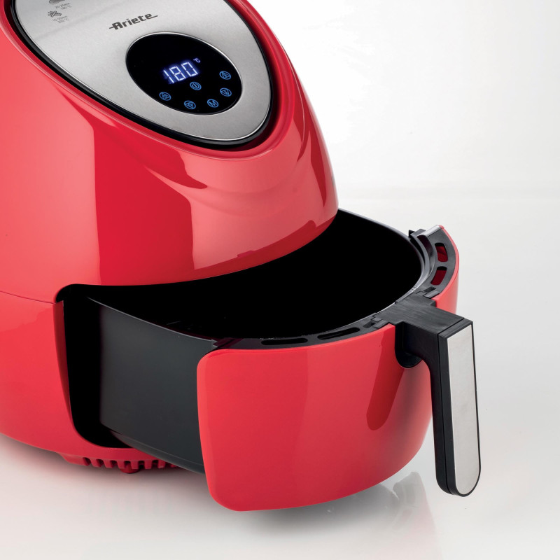 Friggitrice ad Aria XXL 7L 1800W Cottura Senza Olio Rossa