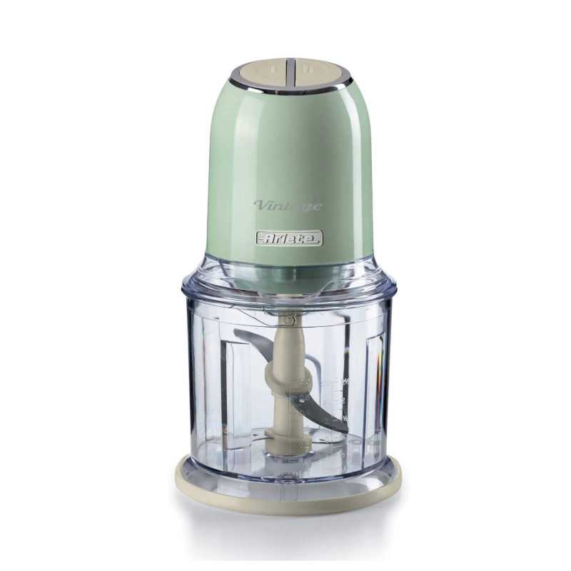 Tritatutto Vintage 2 Velocità 4 Lame Acciaio 400W Verde