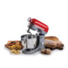 Impastatrice Planetaria Moderna 1600W 5,5L 11 Velocità Rossa
