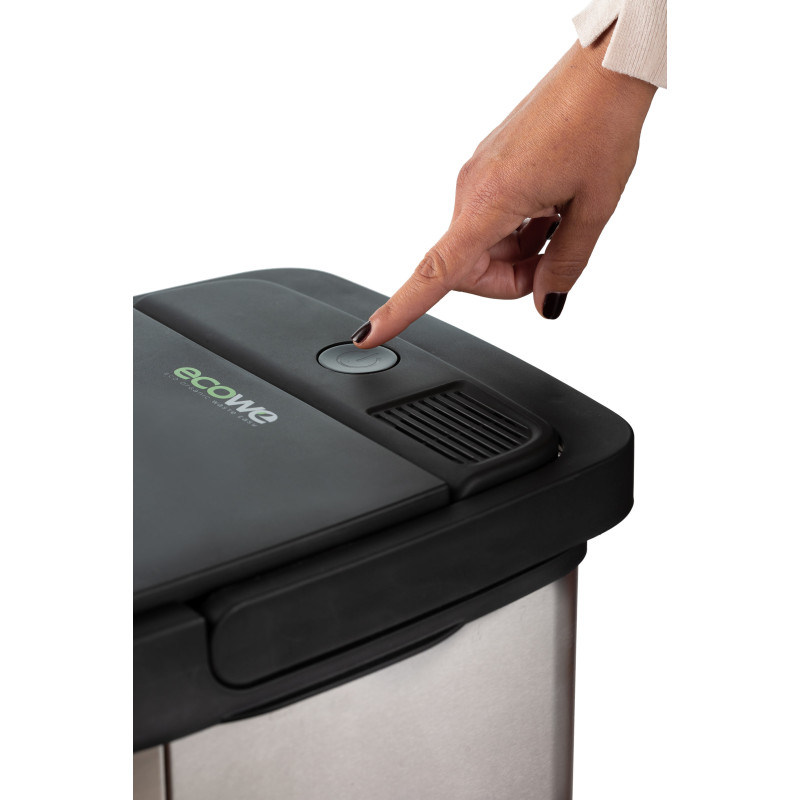 Pattumiera Intelligente 60W Essiccatore Rifiuti Silver