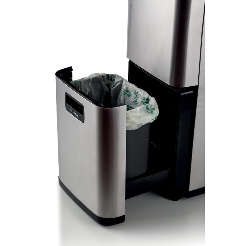 Pattumiera Intelligente 60W Essiccatore Rifiuti Silver