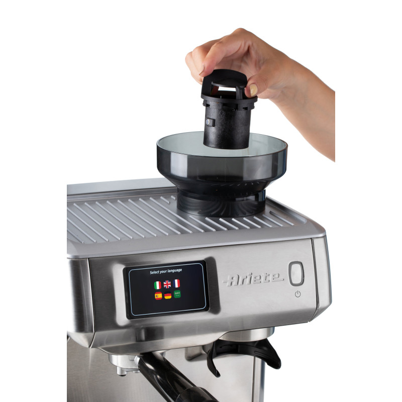 Macchina da Caffè con Display Digitale 15 Bar 1600W Silver