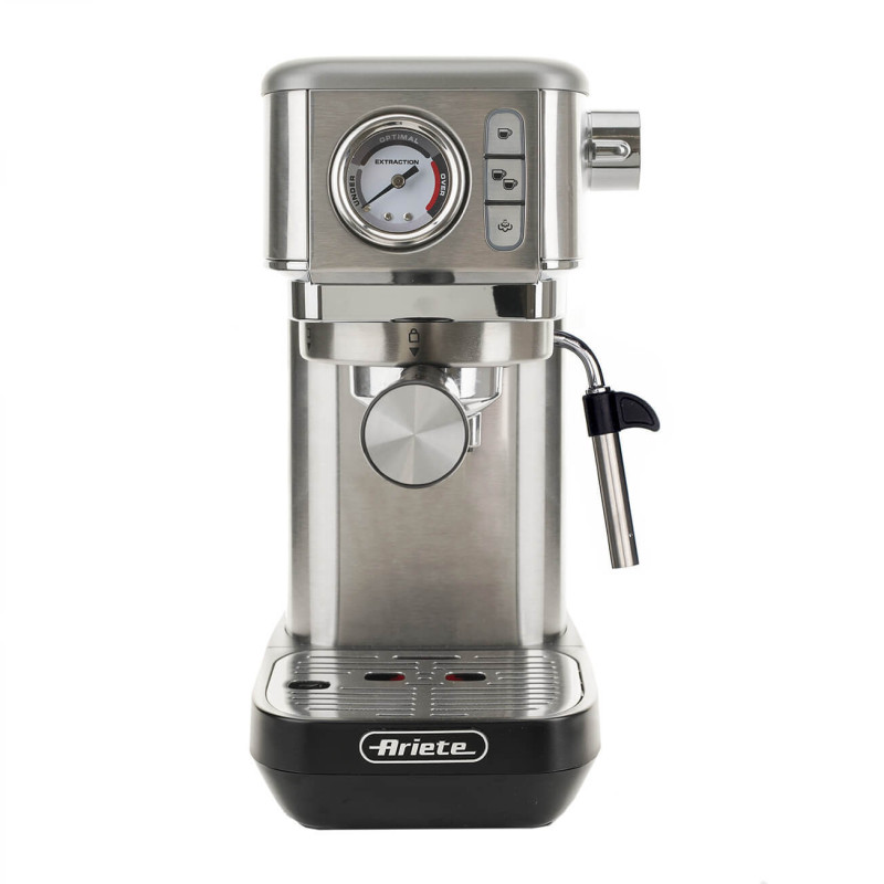 Macchina da Caffè con Manometro 15 Bar 1300W Silver