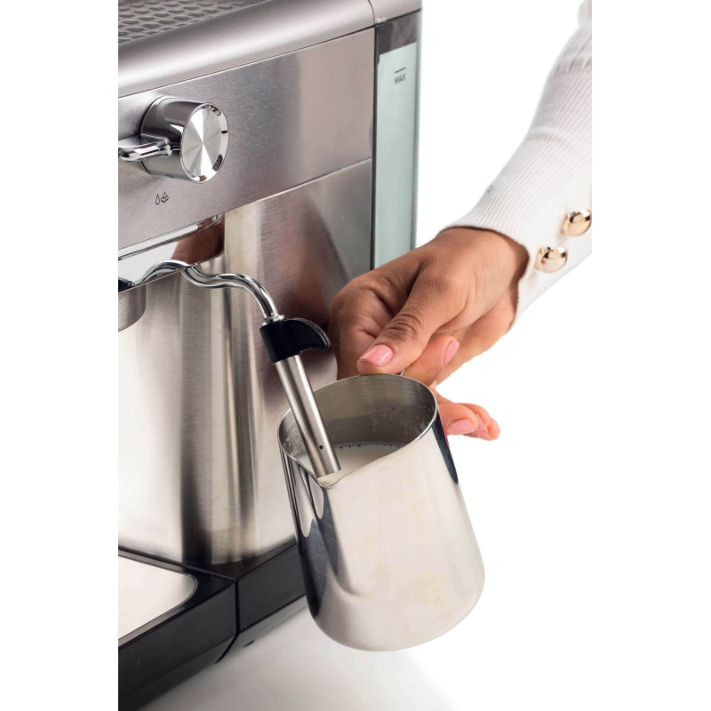 Macchina da Caffè con Manometro 15 Bar 1300W Silver