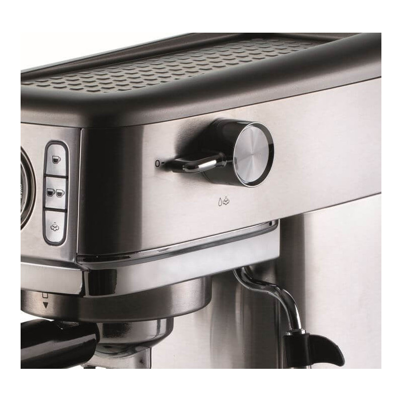 Macchina da Caffè con Manometro 15 Bar 1300W Silver