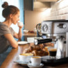 Macchina da Caffè con Manometro 15 Bar 1300W Silver