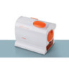 Grattugia Elettrica Rullo Extra Large Acciaio Inox 120W Arancione
