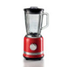 Frullatore Moderna 1000W Tazza Vetro 1.5L 4 Velocità Rosso