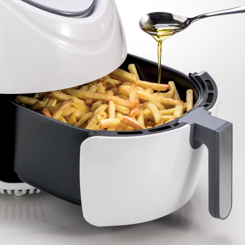 Friggitrice ad Aria XXL 1800W 7L 12 Programmi Bianco