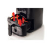 Friggitrice ad Aria 1300W 6L 8 Programmi Cestello Trasparente Nero