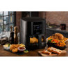 Friggitrice ad Aria 1300W 6L 8 Programmi Cestello Trasparente Nero