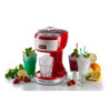 Macchina per Tritare Ghiaccio 30W Lame Acciaio Rosso