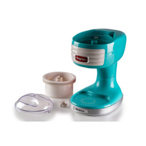 Zoom Macchina per tritare ghiaccio, 30W, cestello removibile, lame in acciaio inox - Celeste
