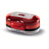 Macchina per Hamburger 1200W Doppie Piastre Antiaderenti Rossa