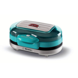 Macchina per Hamburger 1200W Doppie Piastre Antiaderenti Celeste