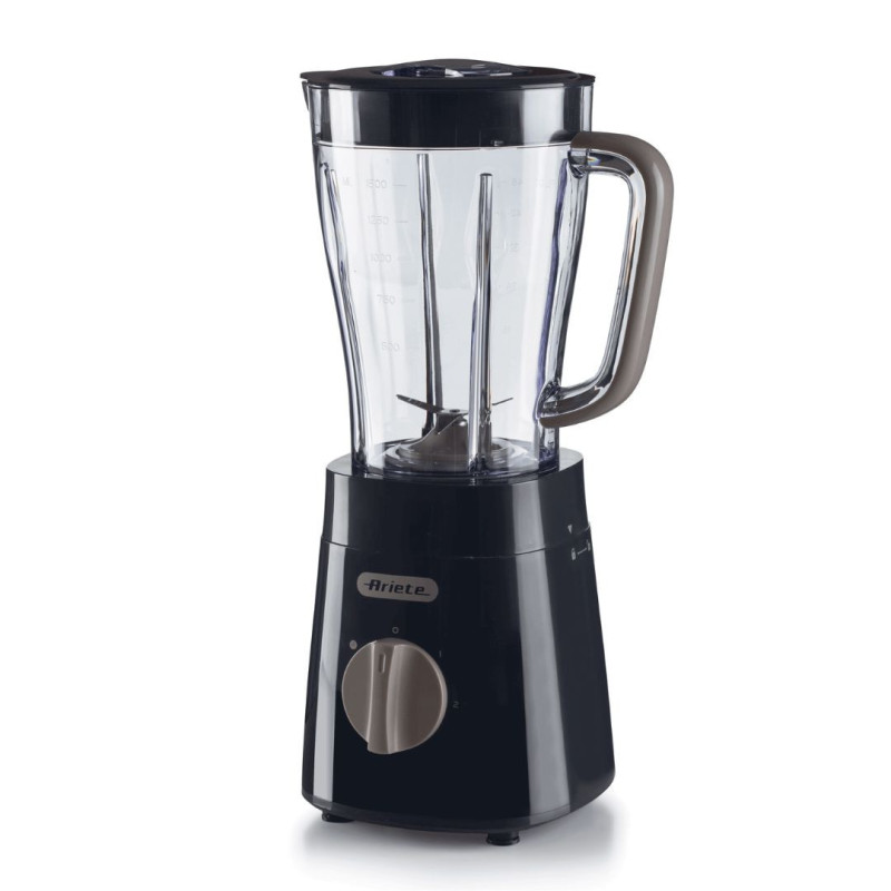 Frullatore Breakfast 500W 1.5L 4 Lame Acciaio 2 Velocità Grigio