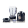 Frullatore Breakfast 500W 1.5L 4 Lame Acciaio 2 Velocità Grigio