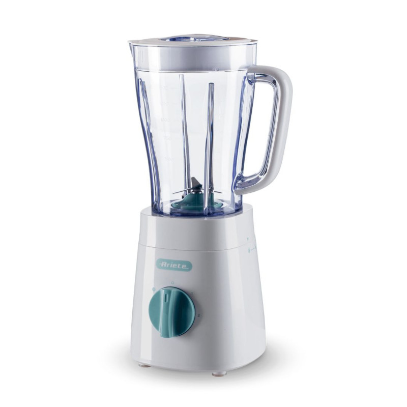 Frullatore Breakfast 500W 1.5L 4 Lame 2 Velocità Bianco Teal