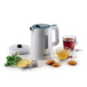 Bollitore 2200W 1.7L Base Cordless 360° Spegnimento Bianco Teal