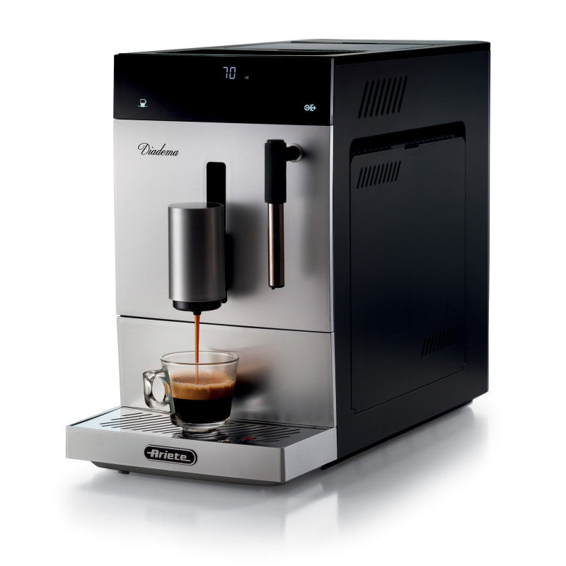 Macchina da caffè automatica 1350W 19 bar cappuccino LED silver