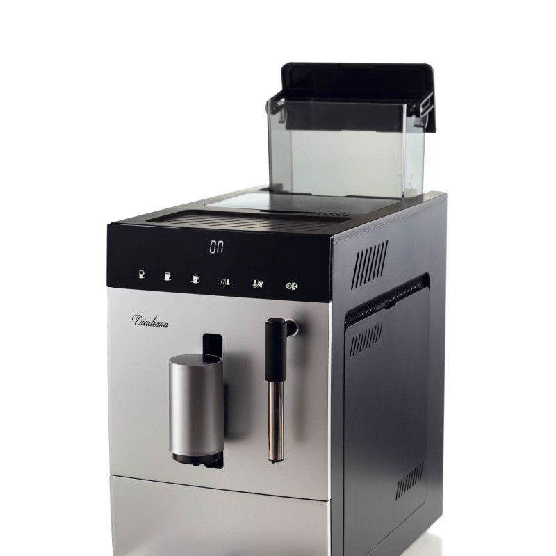 Macchina da caffè automatica 1350W 19 bar cappuccino LED silver
