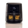 Friggitrice ad Aria 9L 1500W 8 Programmi Cestello Trasparente Nero