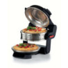 Forno pizza 2300W doppia pietra 2 pizze in 4 minuti nero