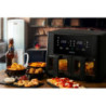 Friggitrice ad Aria Doppia 9L 2400W 11 Programmi Nero