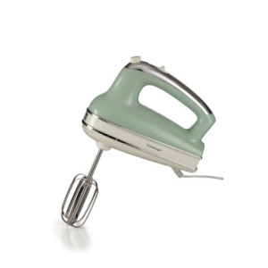Sbattitore vintage 450W 5 velocità turbo 2 fruste verde
