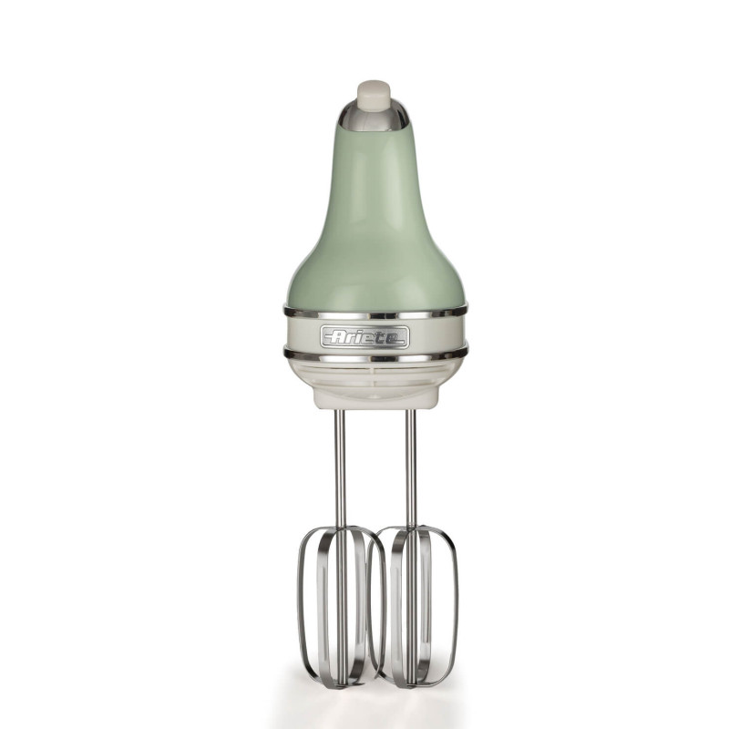 Sbattitore vintage 450W 5 velocità turbo 2 fruste verde
