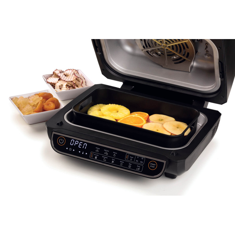 Friggitrice ad aria e griglia 1700W 8L 8 funzioni nero