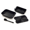 Friggitrice ad aria e griglia 1700W 8L 8 funzioni nero