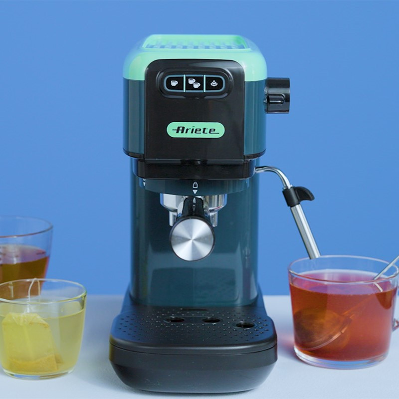 Macchina da caffè espresso 1300W 15 bar verde compatta