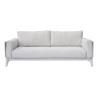 Salotto Nantes Alluminio Bianco E Corda Wicker Moia