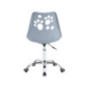 Set 4 sedie Samira grigio polipropilene con cuscino moderne