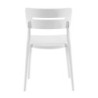 Set 4 sedie Bella bianco polipropilene moderne cucina soggiorno