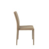 Set 6 sedie Dani velluto millerighe tortora moderne casa