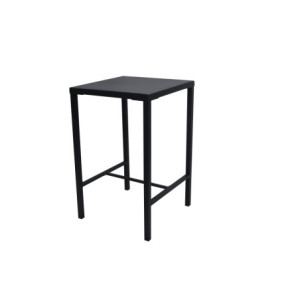 Tavolo Utility 70x70 h110 grigio fisso moderno per cucina