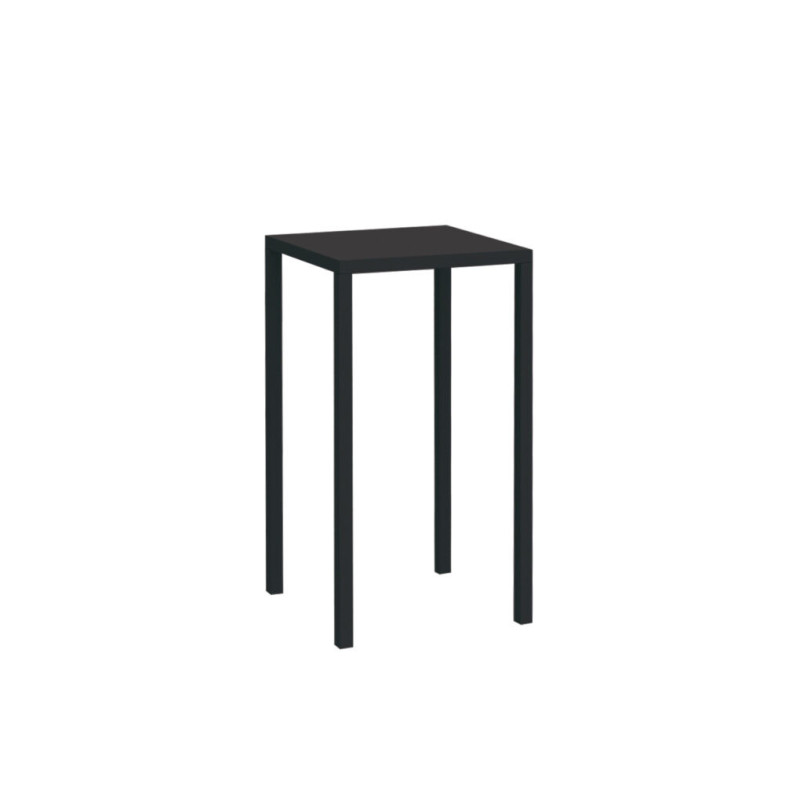 Tavolo Tetris New 60x60 H110 nero moderno e compatto