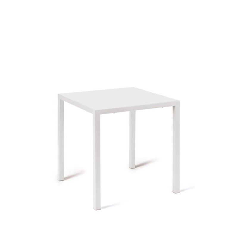 Tavolo Tetris New 70x70 bianco moderno compatto e resistente