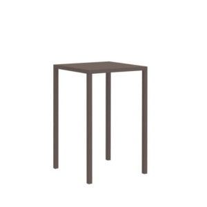 Tavolo Tetris New 70x70 marrone cuoio compatto e moderno
