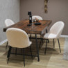 Tavolo Arbusto Strong 180x90 rustico scuro nero robusto e moderno