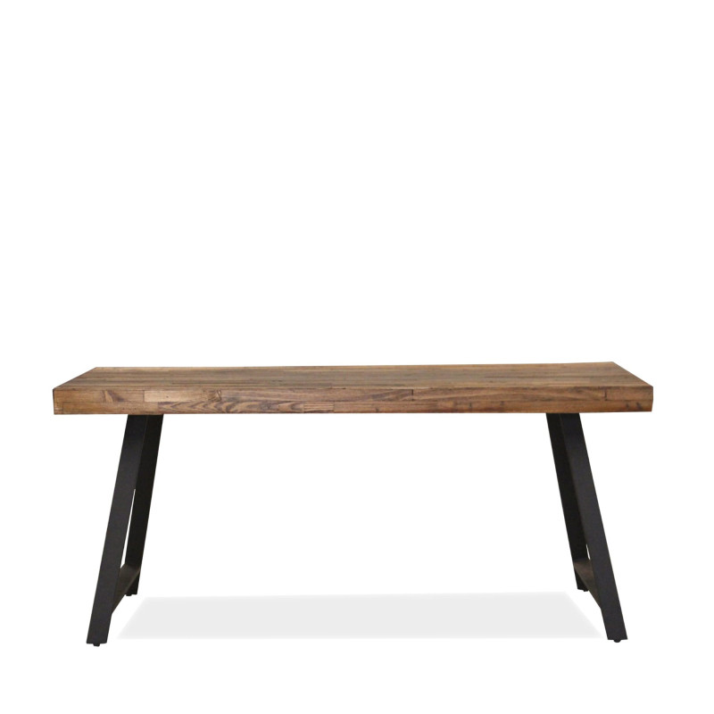 Tavolo Arbusto Strong 180x90 rustico scuro nero robusto e moderno