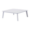 Salotto Nantes Alluminio Bianco E Corda Wicker Moia