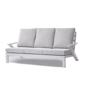 Zoom Set Malaga Divano +2 poltrone Alluminio Bianco