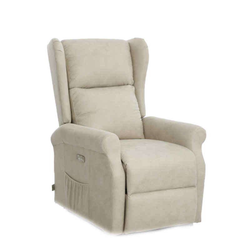 Poltrona relax Arlette 2 motori Mozart corda con USB moderna
