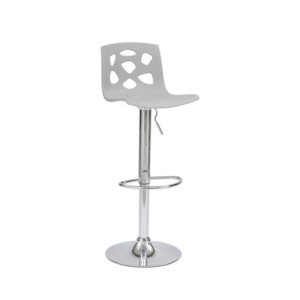 Sgabello Manchester grigio con elevazione a gas moderno e pratico